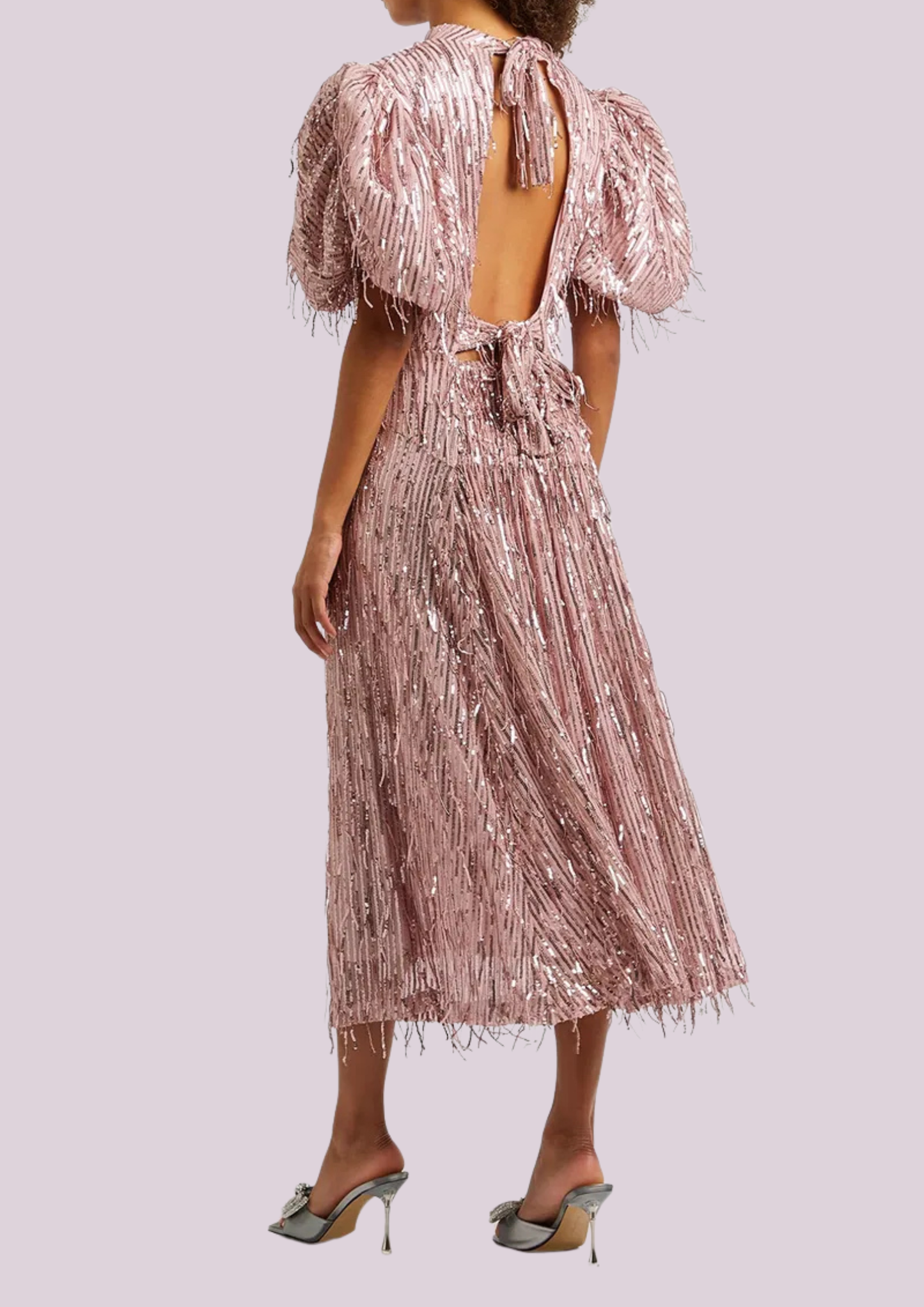 The Dawn Sequin Fringe Dress