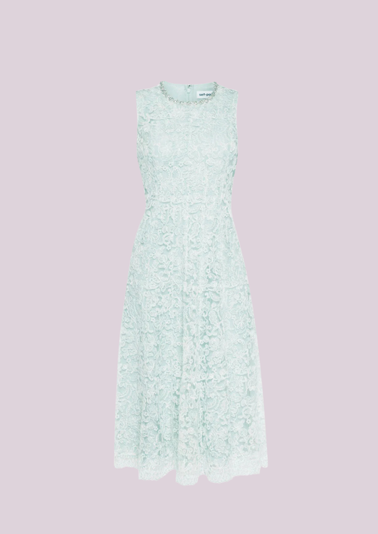 The Cord Green Dress