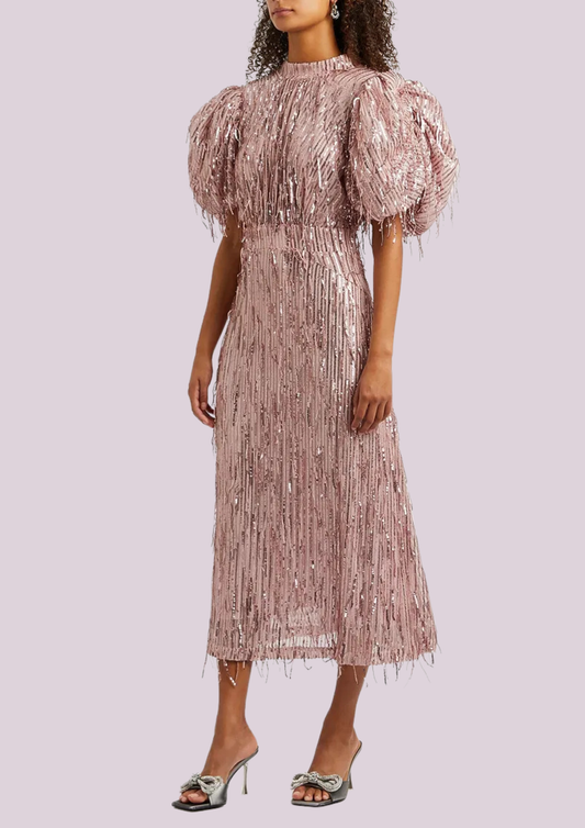 The Dawn Sequin Fringe Dress