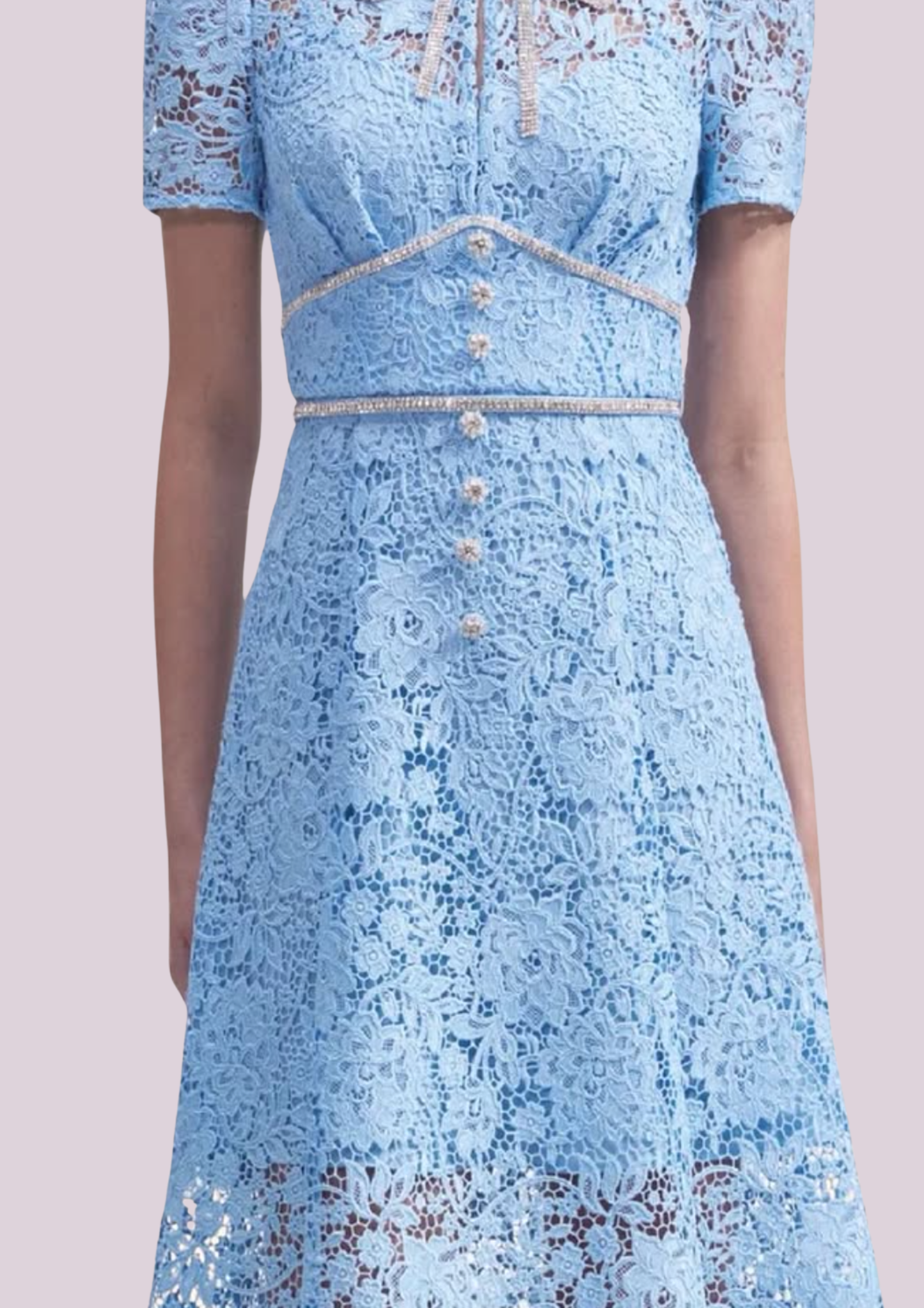 The Blue Lace Dress